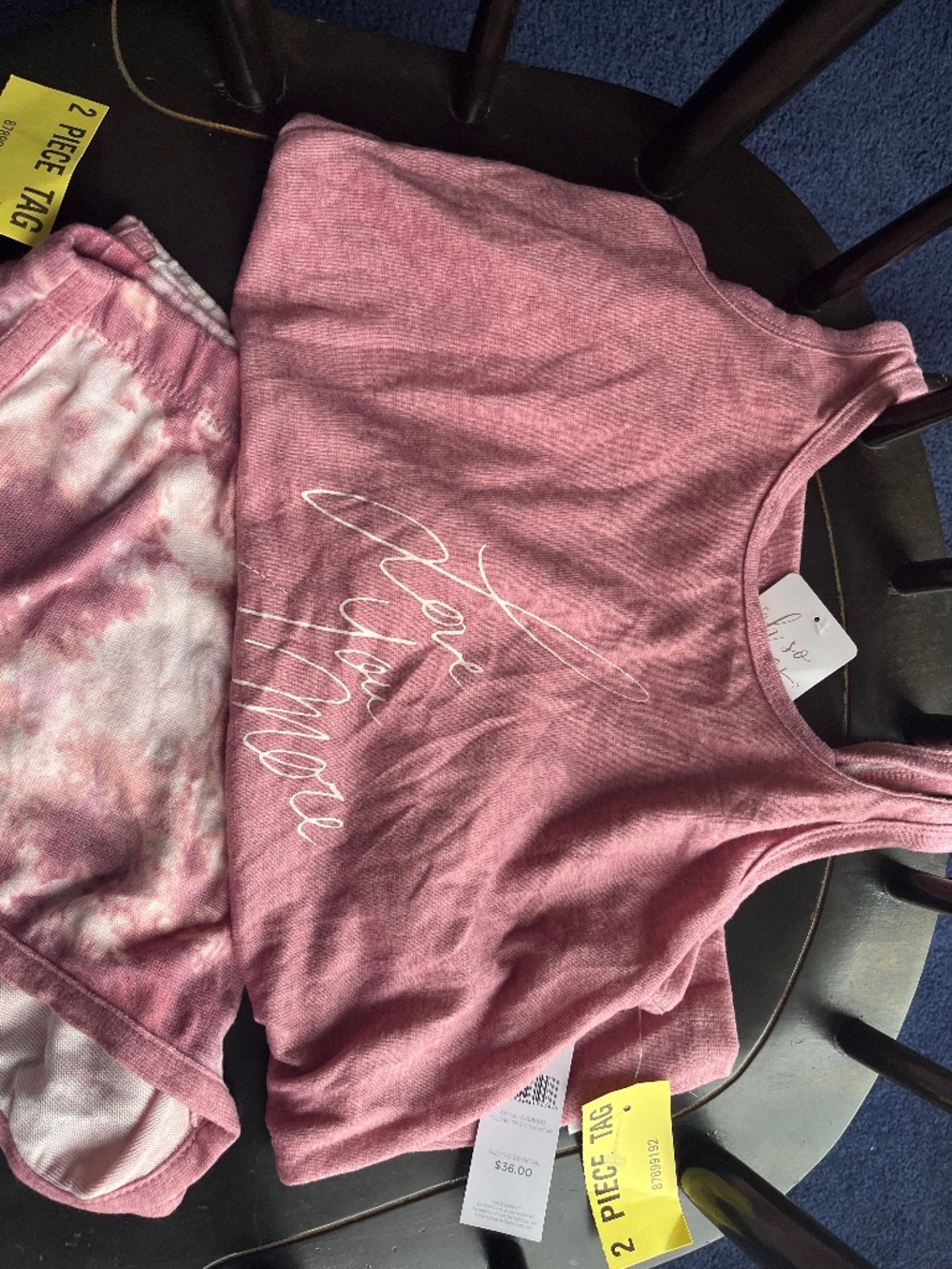 Danskin tank and short set PJS or leisure wear! Size S!